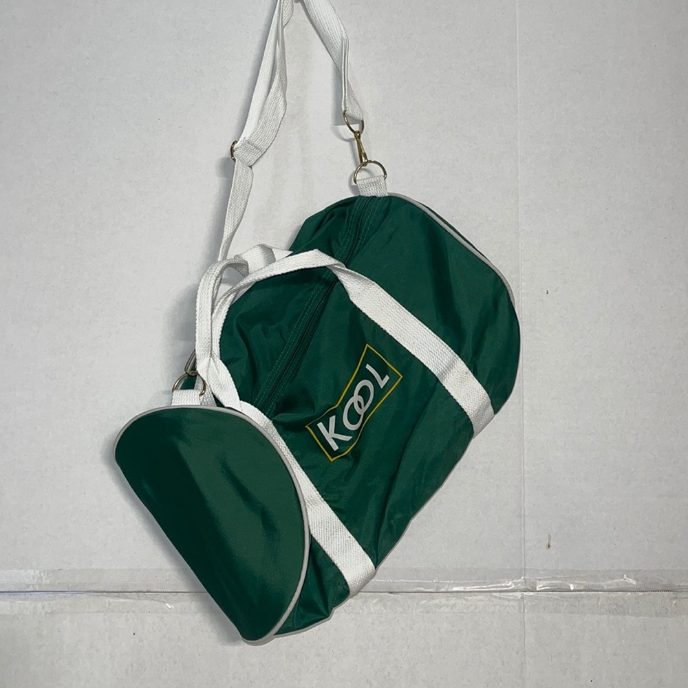 Vintage 1970’s Kool Cigarette’s Advertise Travel/Duffel Bag! Perfect Condition!